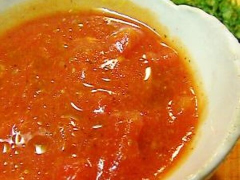 柚子コショウのトマトドレッシングソース